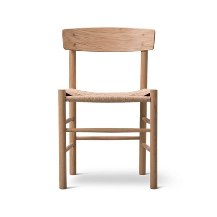 J39-tuoli - Vaalea öljytty tammi punottu luonnonvärinen - Fredericia Furniture