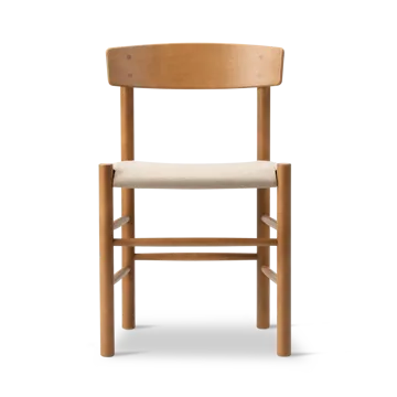 J39 tuoli - Vintagelakattu koivu canvas luonnonväri - Fredericia Furniture