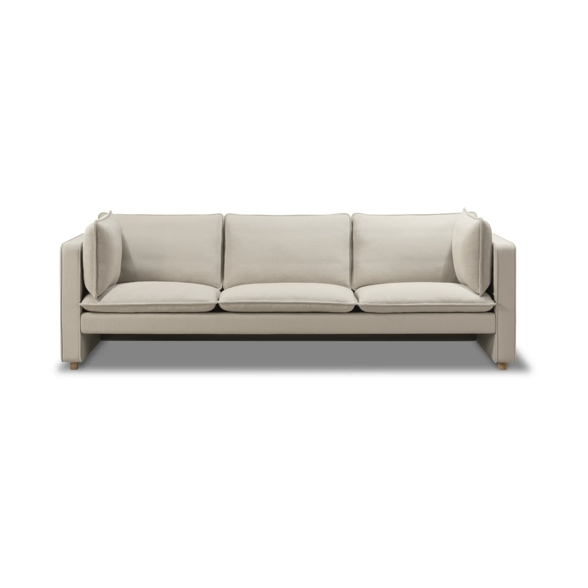 Jota sohva, Vidar 146-vaaleaöljytty tammi, 231 cm, 3-istuttava Fredericia Furniture