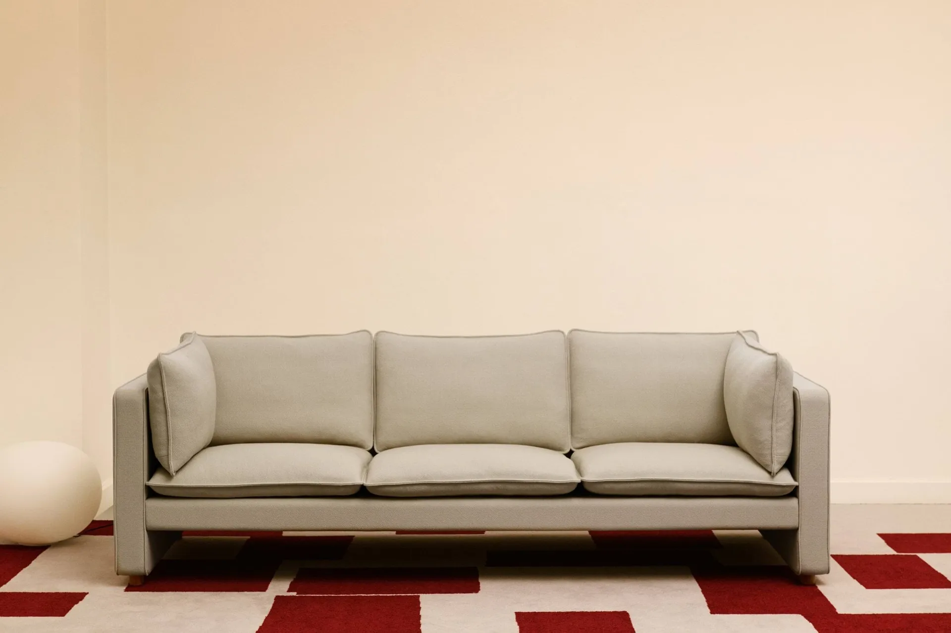 Jota sohva, Vidar 146-vaaleaöljytty tammi, 231 cm, 3-istuttava Fredericia Furniture
