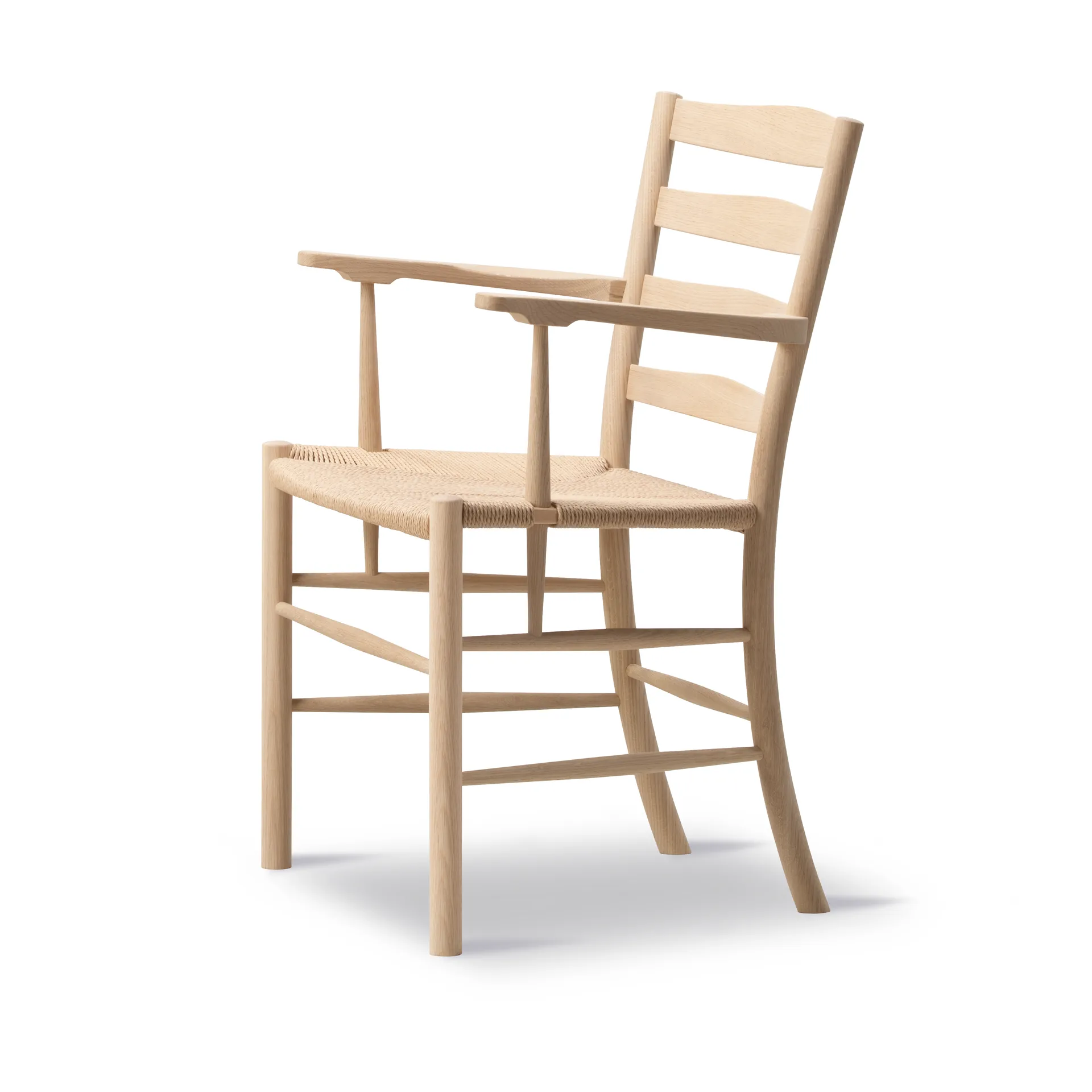 Klint käsinojatuoli, Luonnollisesti punottu saippuoitu tammi Fredericia Furniture