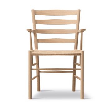 Klint käsinojatuoli - Luonnollisesti punottu saippuoitu tammi - Fredericia Furniture