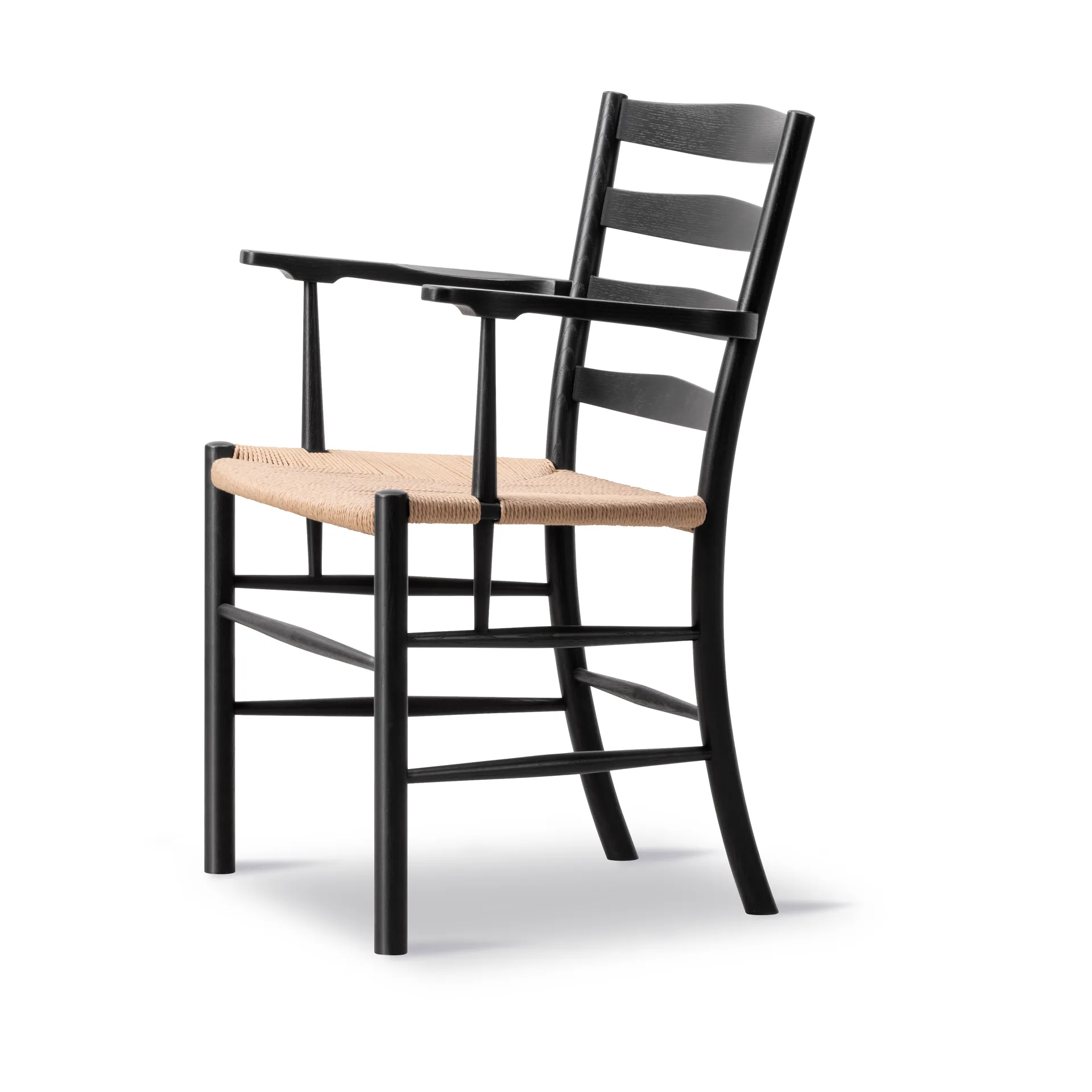 Klint käsinojatuoli, Luonnonkudottu mustalakkainen tammi Fredericia Furniture