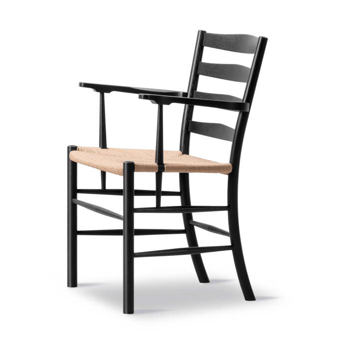 Klint käsinojatuoli - Luonnonkudottu mustalakkainen tammi - Fredericia Furniture