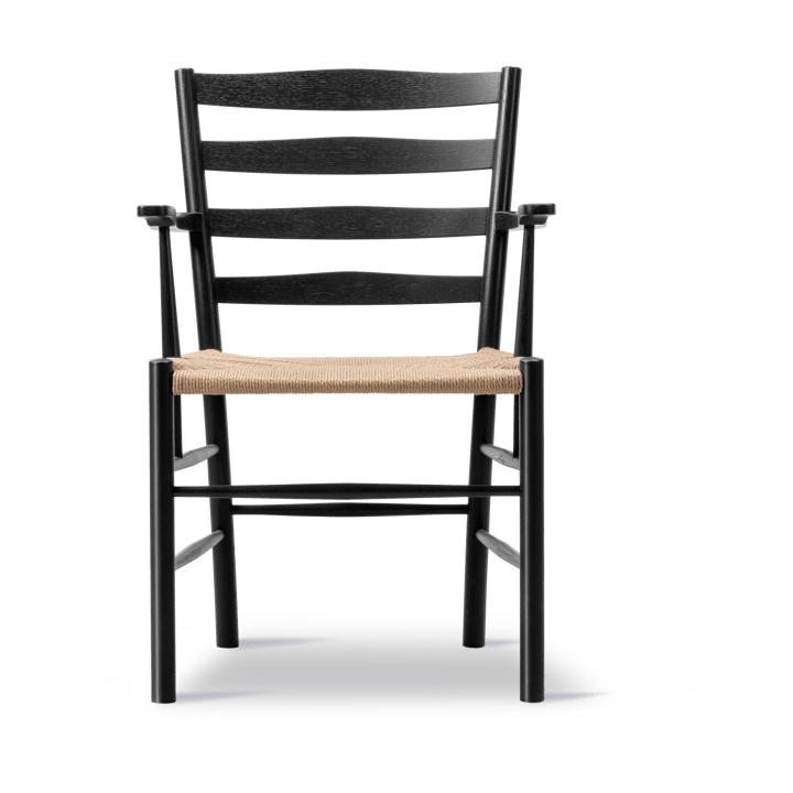 Klint käsinojatuoli, Luonnonkudottu mustalakkainen tammi Fredericia Furniture