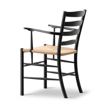 Klint käsinojatuoli - Luonnonkudottu mustalakkainen tammi - Fredericia Furniture