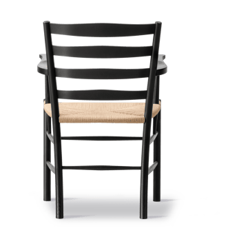 Klint käsinojatuoli - Luonnonkudottu mustalakkainen tammi - Fredericia Furniture