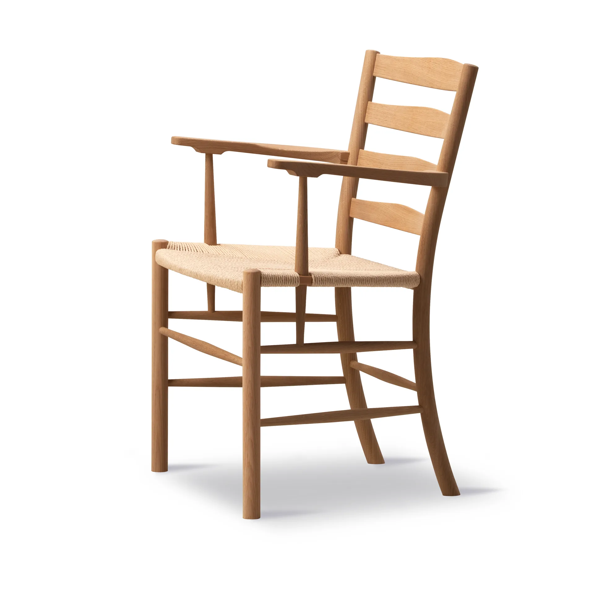 Klint käsinojatuoli, Luonnonkudottu öljytty tammi Fredericia Furniture