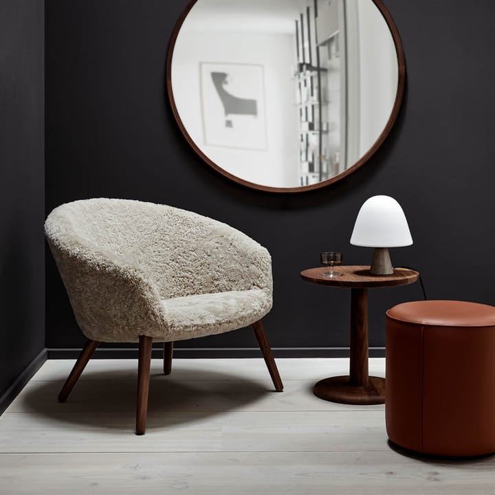 Meadow pöytälamppu, Opal dark atlantico limestone Fredericia Furniture