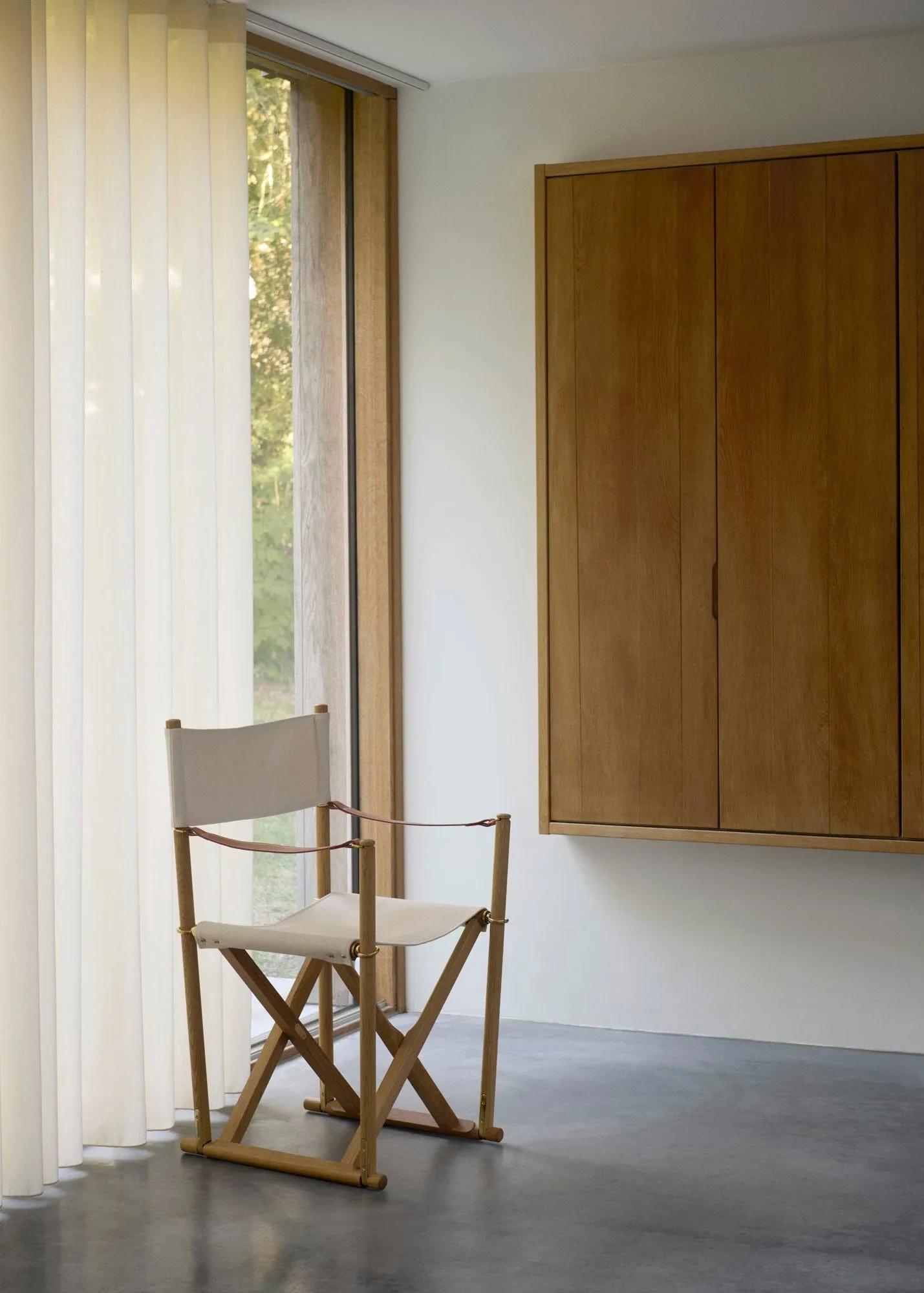 MK16 Folding Chair tuoli, Off white-öljytty tammi Fredericia Furniture