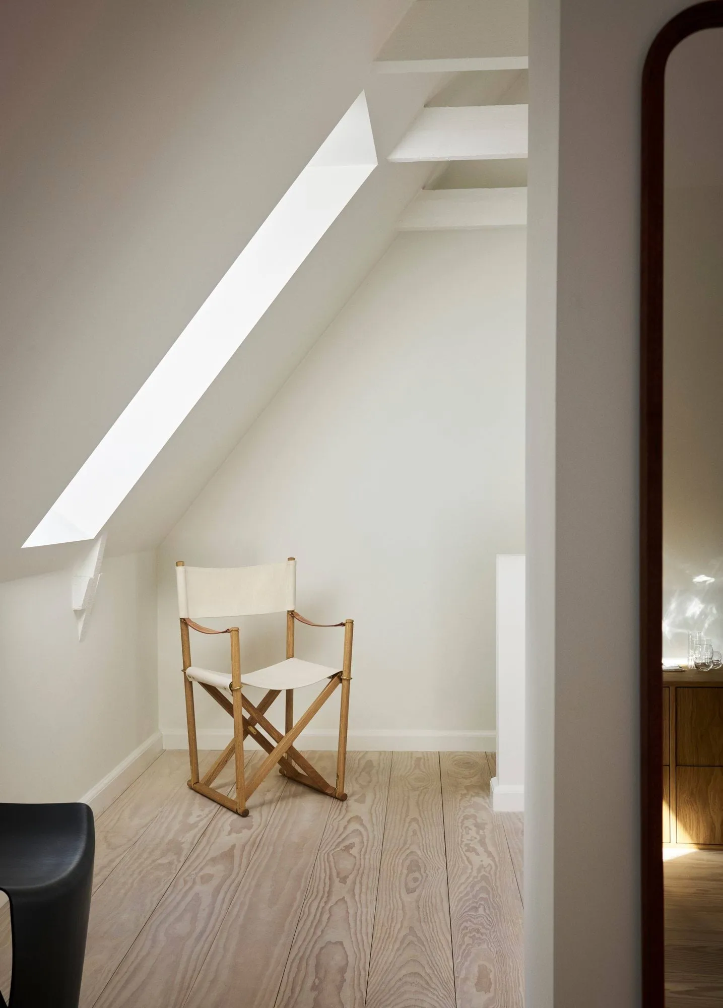 MK16 Folding Chair tuoli, Off white-öljytty tammi Fredericia Furniture