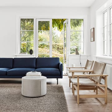 Mono istuinrahi - Nahka omni 307 cognac Ø55 cm - Fredericia Furniture