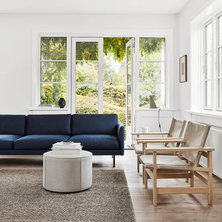 Mono istuinrahi, Nahka omni 307 cognac Ø55 cm Fredericia Furniture