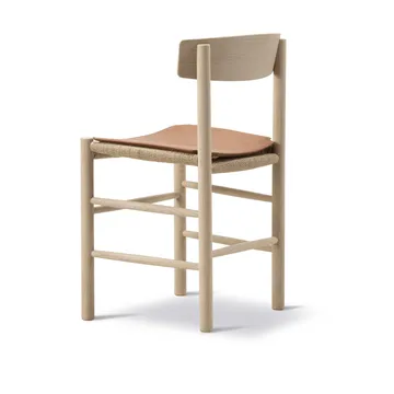 Nahkatyyny J39-tuoliin - Nahka Cera 905 Russet Brown - Fredericia Furniture