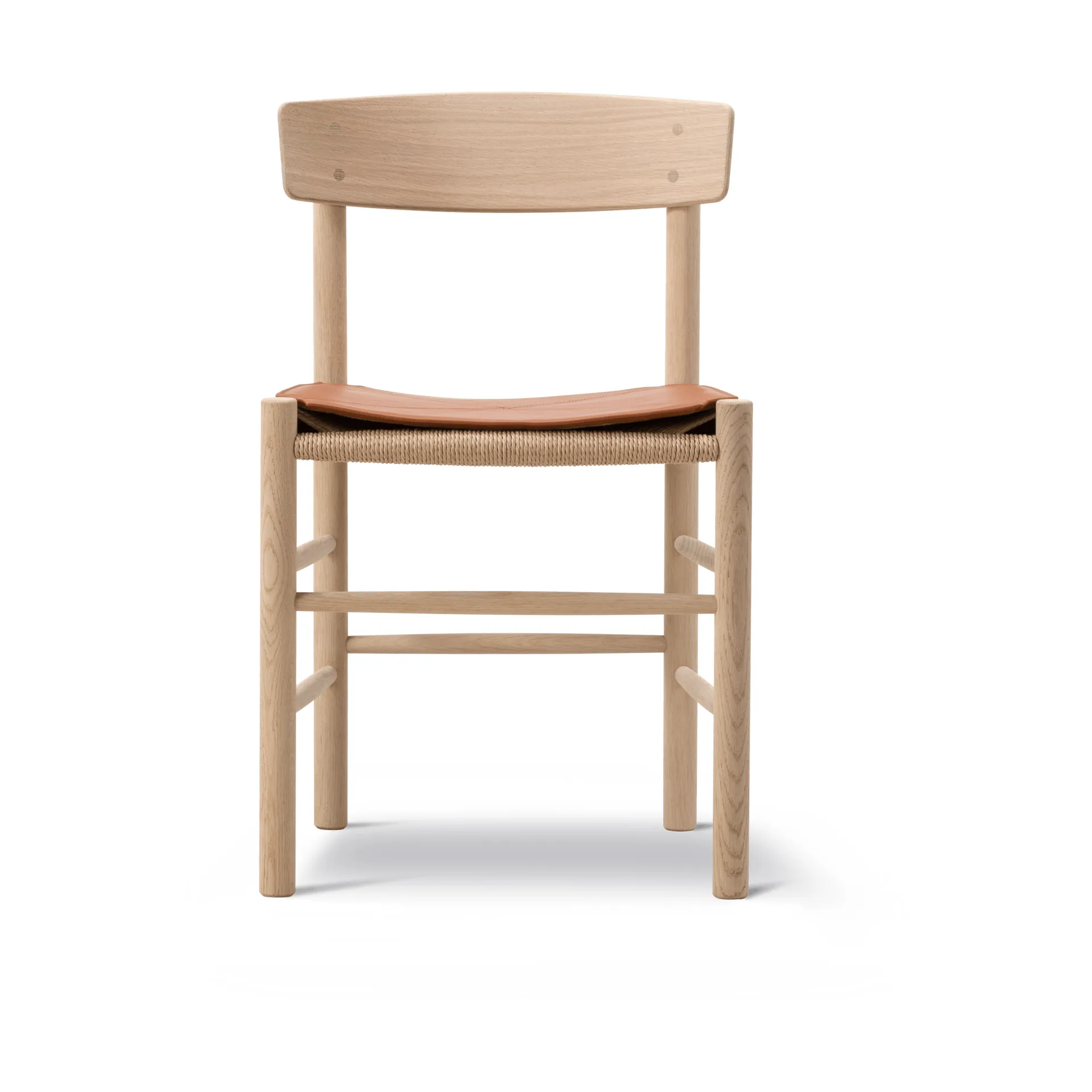 Nahkatyyny J39-tuoliin, Nahka Cera 905 Russet Brown Fredericia Furniture