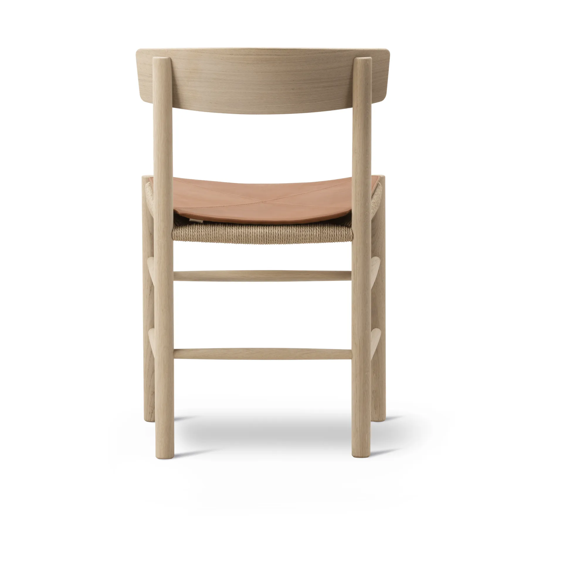 Nahkatyyny J39-tuoliin, Nahka Cera 905 Russet Brown Fredericia Furniture