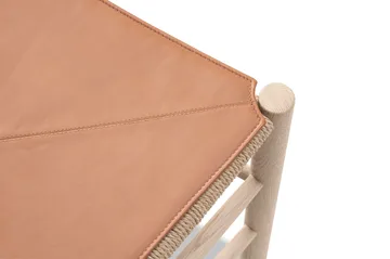 Nahkatyyny J39-tuoliin - Nahka Cera 905 Russet Brown - Fredericia Furniture