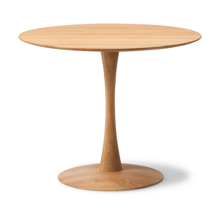ND106 Trisse ruokapöytä - Öljytty tammi, Ø90x73 cm - Fredericia Furniture