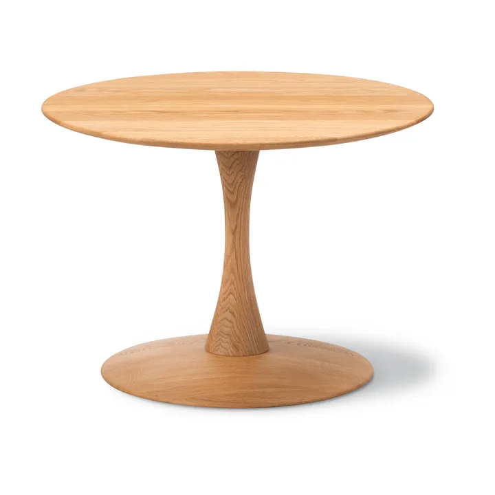 ND112 Trisse sohvapöytä - Öljytty tammi, Ø75x48 cm - Fredericia Furniture
