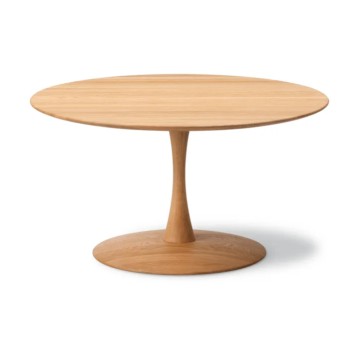 ND114 Trisse sohvapöytä - Öljytty tammi, Ø90x48 cm - Fredericia Furniture