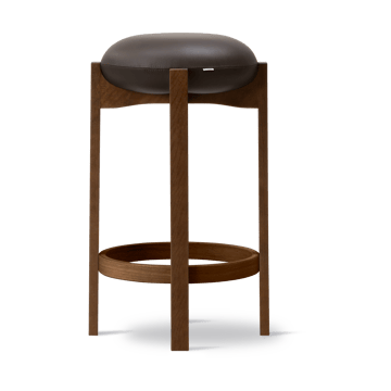 Pioneer jakkara korkea - Primo 86-1-savustettu lakattu tammi - Fredericia Furniture