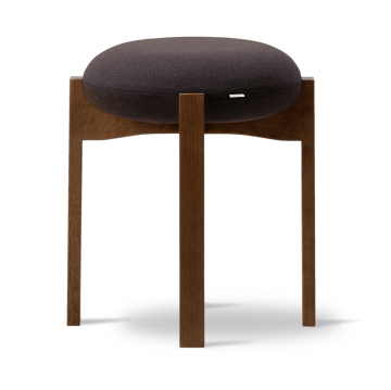 Pioneer jakkara matala - Vidar 386 - rököljytty lakattu tammi - Fredericia Furniture