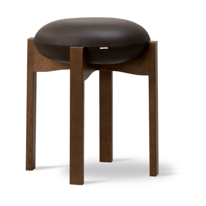 Pioneer pyöreä jakkara matala - Primo 86-1-savustettu petsattu lakattu tammi - Fredericia Furniture