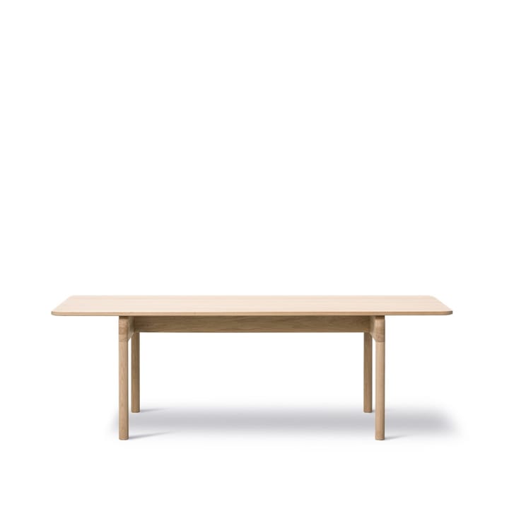 Post 6438 ruokapöytä - Saippuoitu tammi, 100x225 cm - Fredericia Furniture