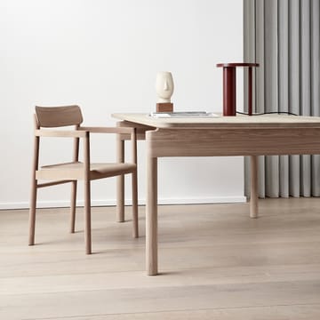 Post 6442 ruokapöytä - Saippuoitu tammi, 100x320 cm - Fredericia Furniture