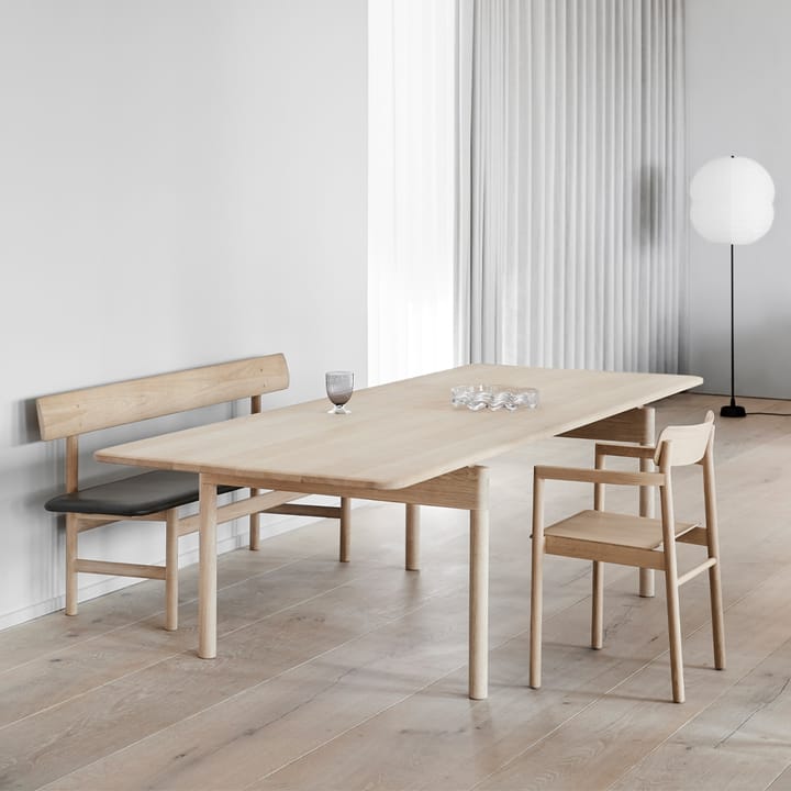 Post 6442 ruokapöytä, Saippuoitu tammi, 100x320 cm Fredericia Furniture