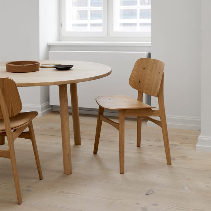 Søborg puu tuoli, Kirkaslakattu tammi Fredericia Furniture