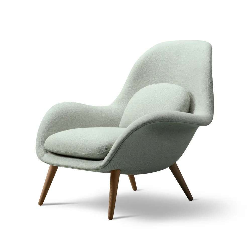 Fredericia Furniture Swoon-nojatuoli Sunniva 132-lakattu tammi
