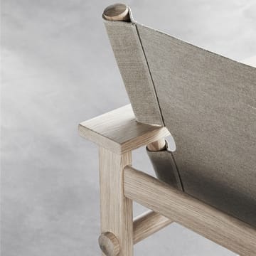 The Canvas Chair - nojatuoli - Canvas luonnon-saippuoitu jalusta - Fredericia Furniture
