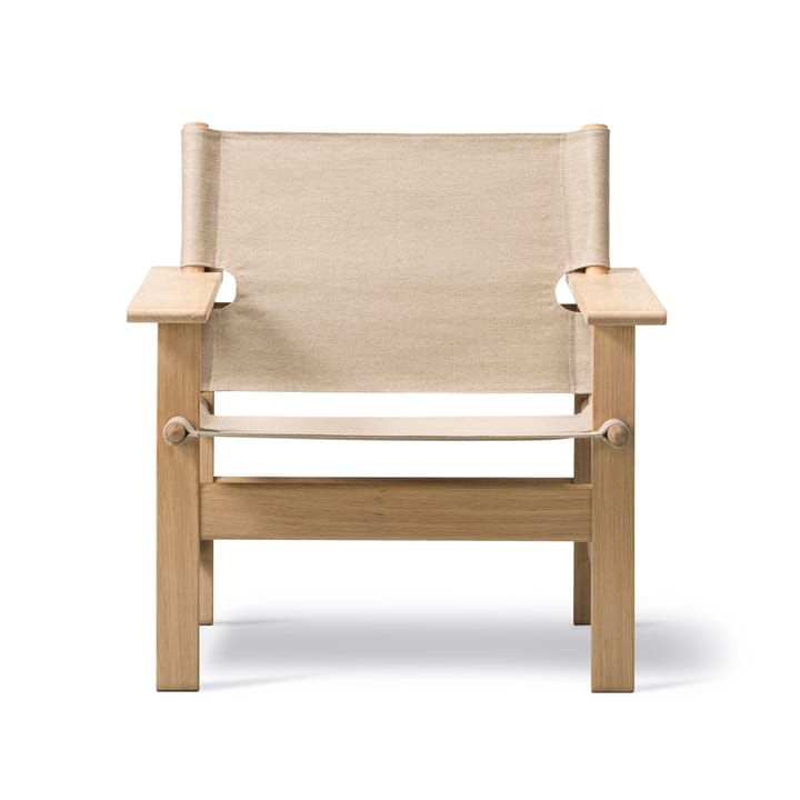 The Canvas Chair - nojatuoli - Canvas luonnon-vaalennettu tammiteline - Fredericia Furniture