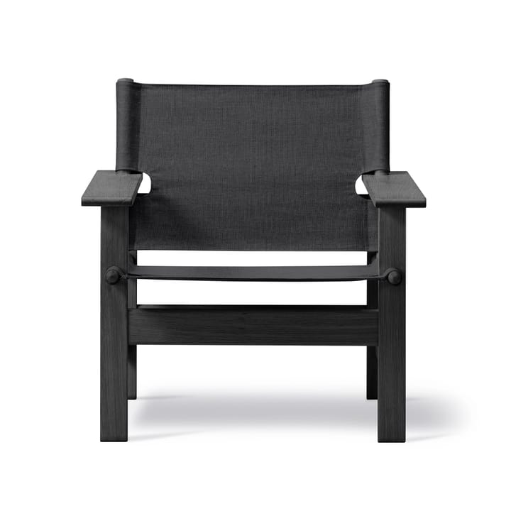 The Canvas Chair - nojatuoli - Canvas musta mustalakattu tammi - Fredericia Furniture