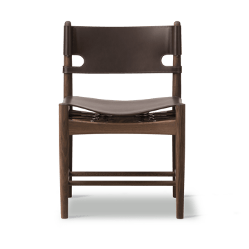 The Spanish ruokatuoli - Nahka tummanruskea-savustettu tammi - Fredericia Furniture