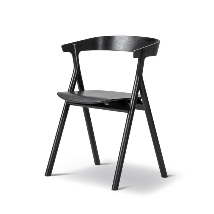 Yksi 3340 tuoli - Musta lakattu tammi - Fredericia Furniture