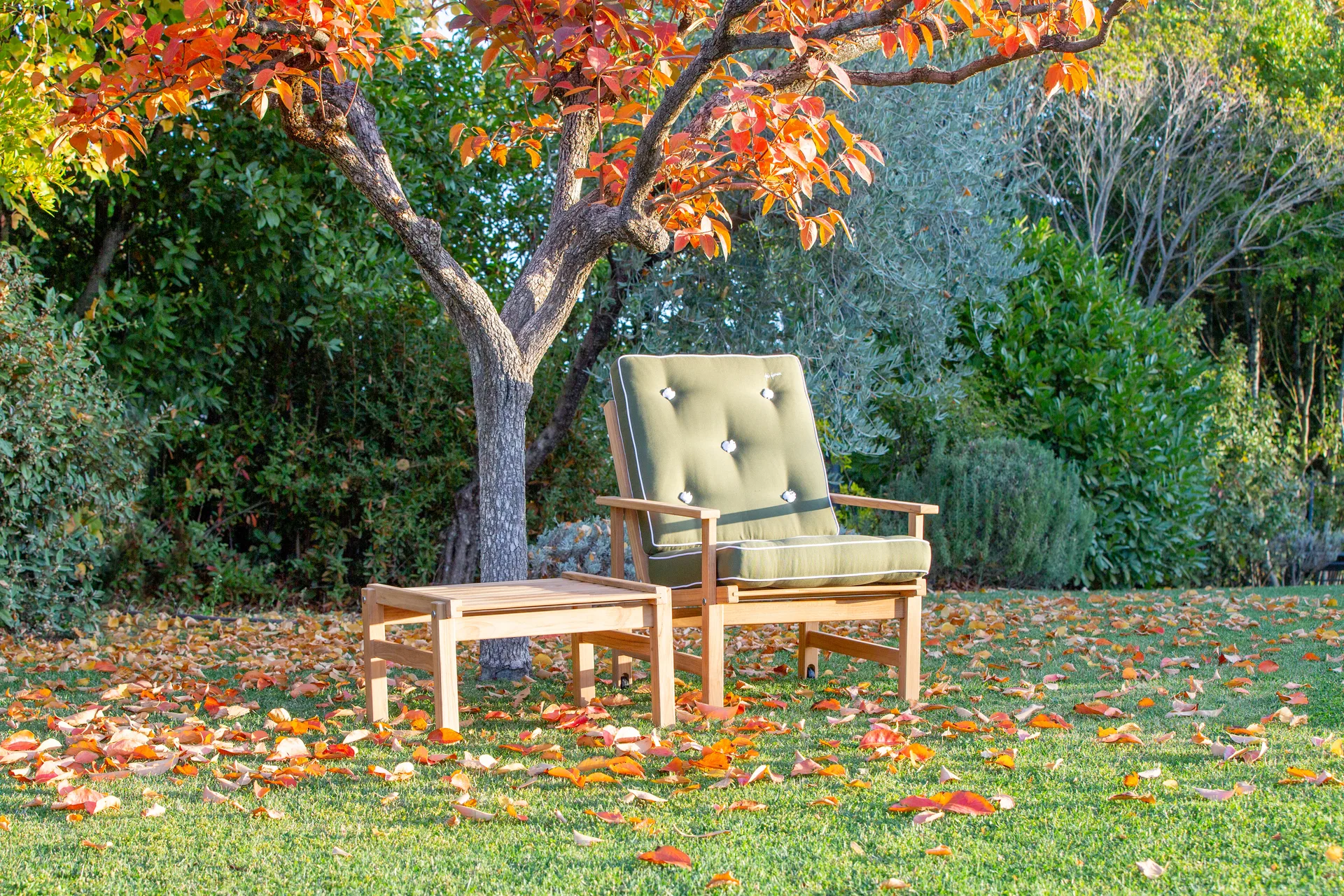 05 nojatuoli, Tiikki Fri Form