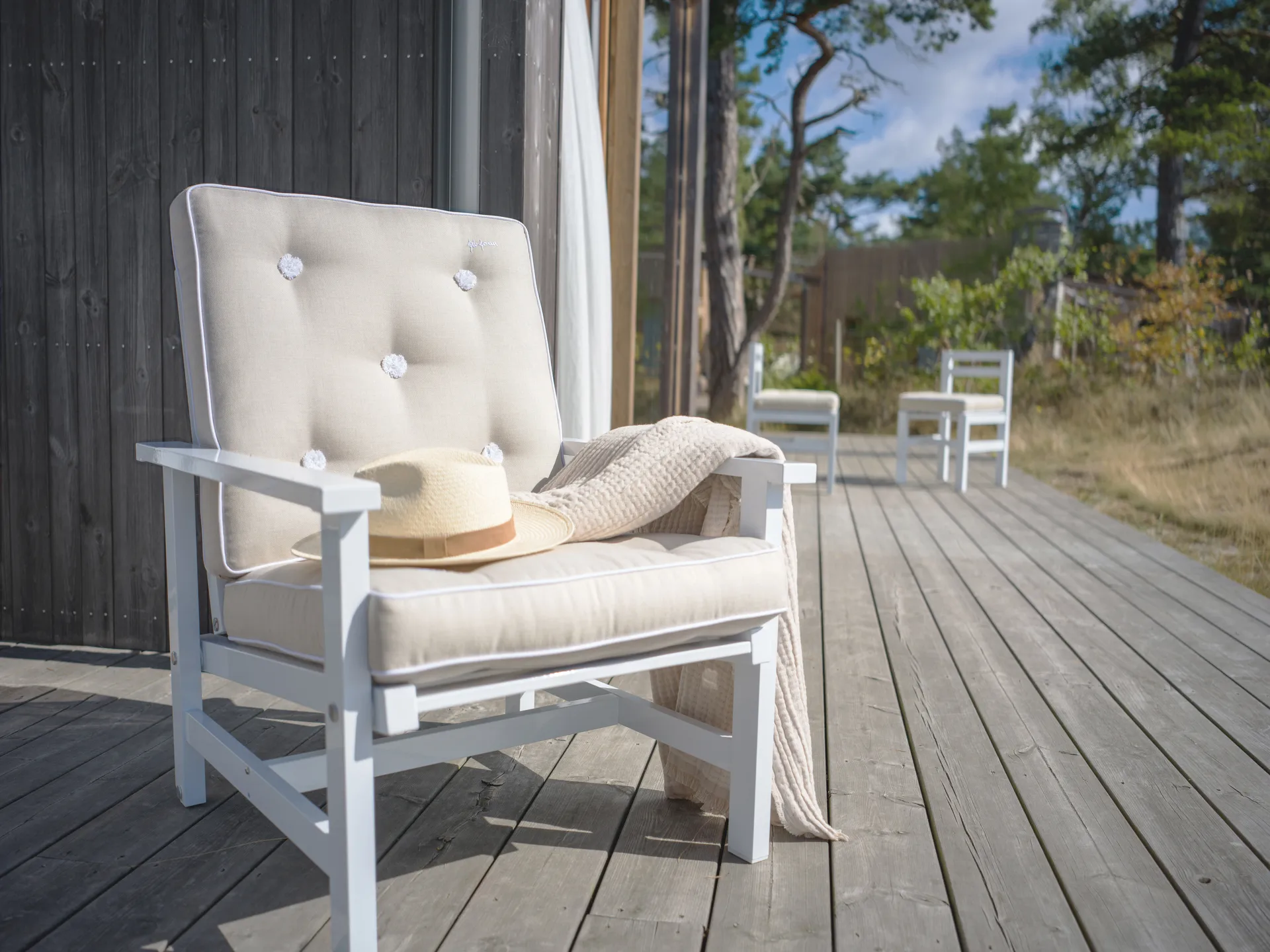 05 nojatuoli, Valkoinen Fri Form