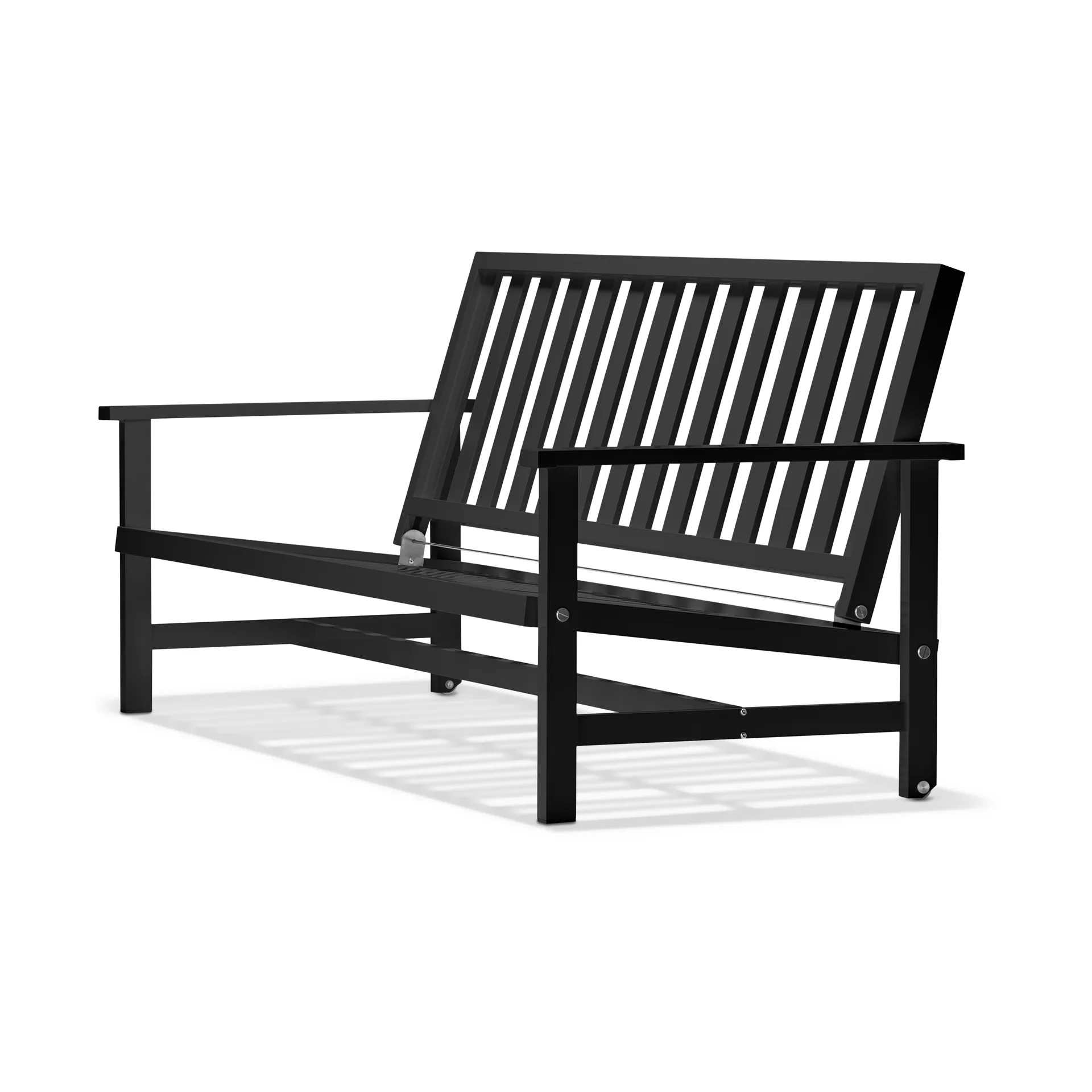 09 sohva, Musta, 3-istuttava Fri Form