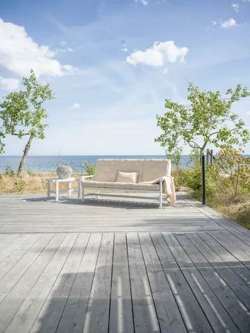 09 sohva - Valkoinen, 3-istuttava - Fri Form