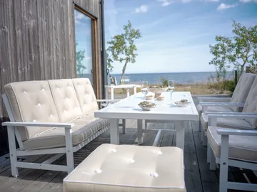 09 sohva - Valkoinen, 3-istuttava - Fri Form