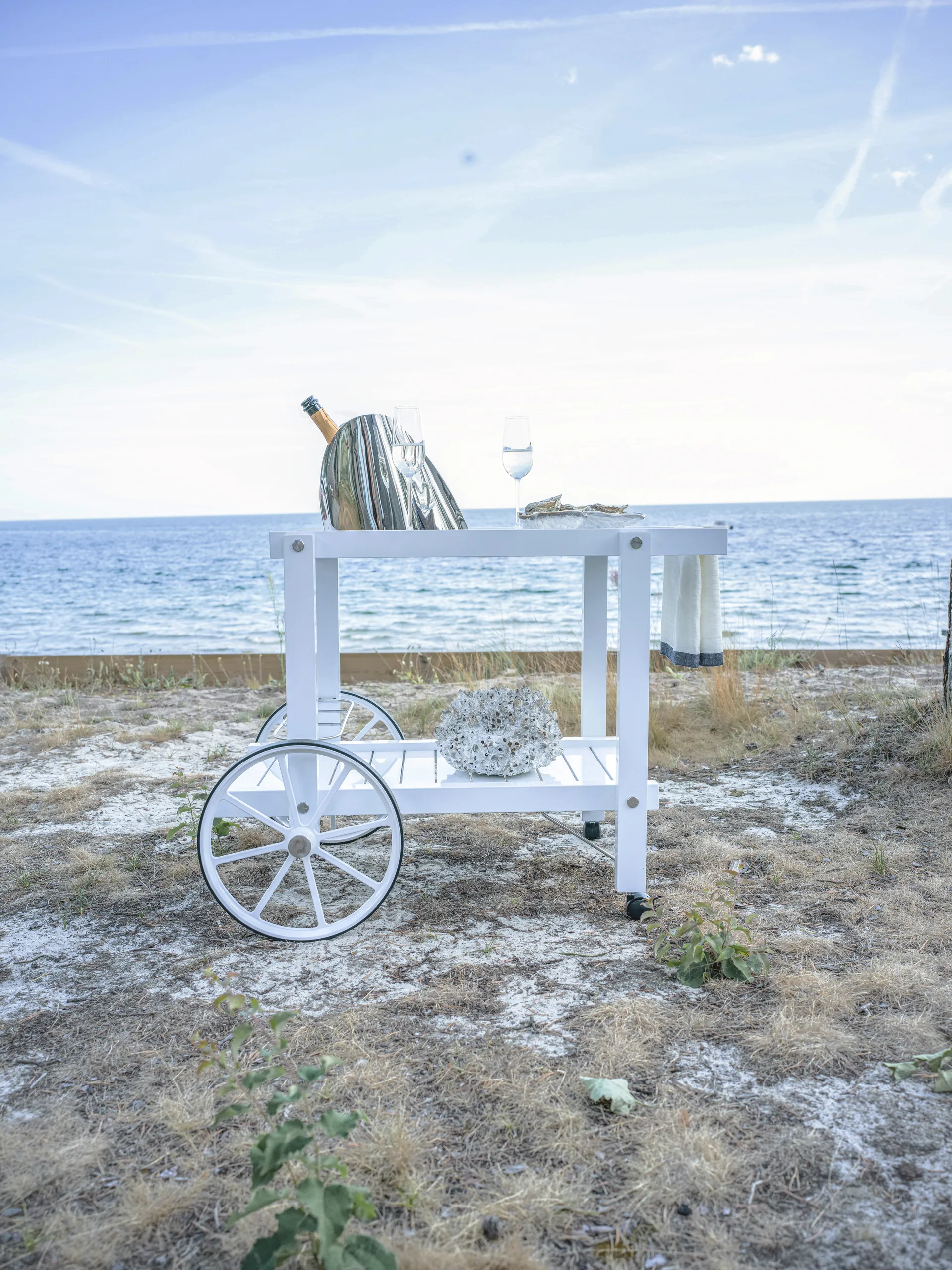 14 tarjoiluvaunu, Valkoinen Fri Form