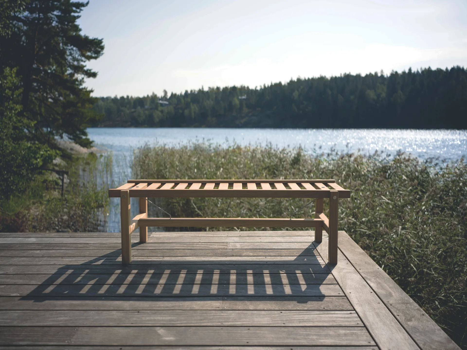 45 penkki, Tiikki, 135 cm Fri Form