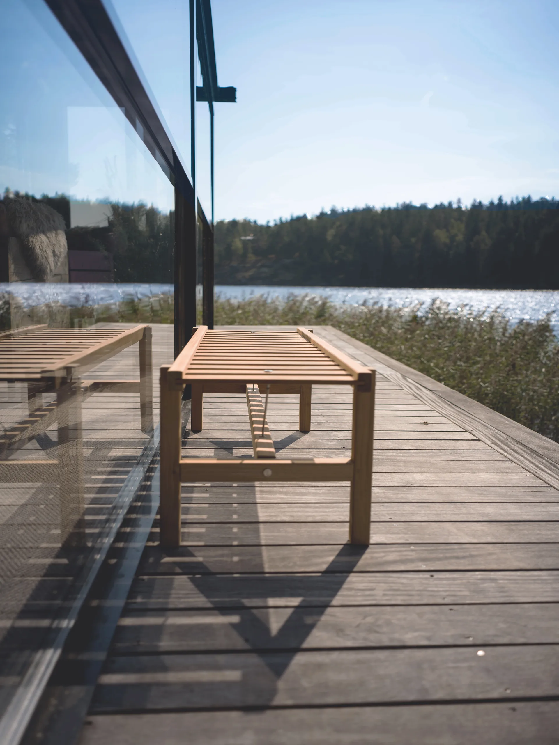 45 penkki, Tiikki, 135 cm Fri Form