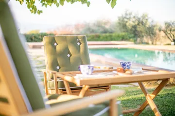 60 tiilitiipöytä - Teak, 59x94 cm - Fri Form