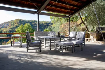 62 pöytä - Harmaa, 142×80×65,5 cm - Fri Form