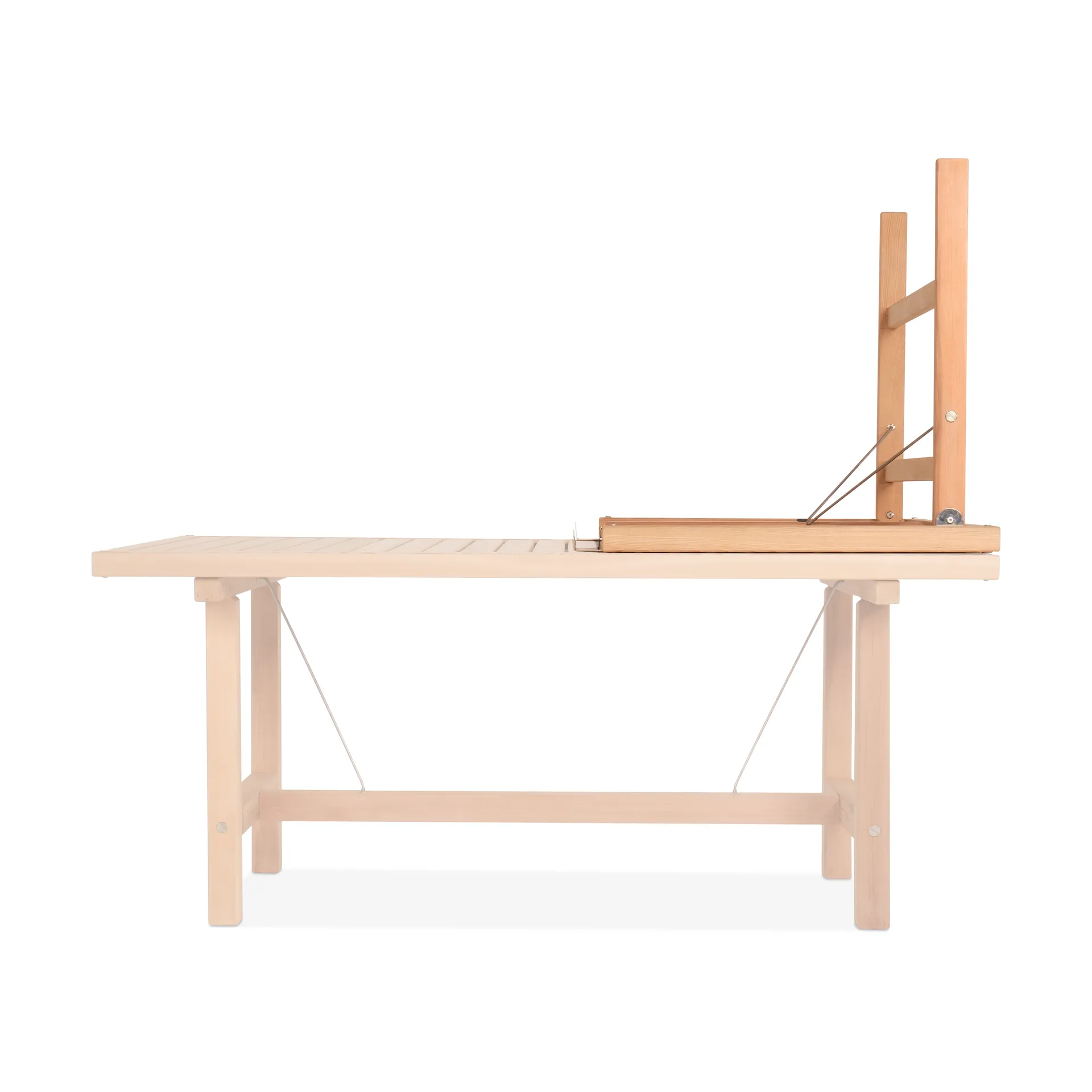 64 jatkolevy jaloilla, Redwood, K: 68 cm Fri Form