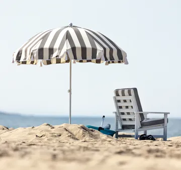 90 aurinkovarjo - Crown raidallinen, Ø220 cm - Fri Form