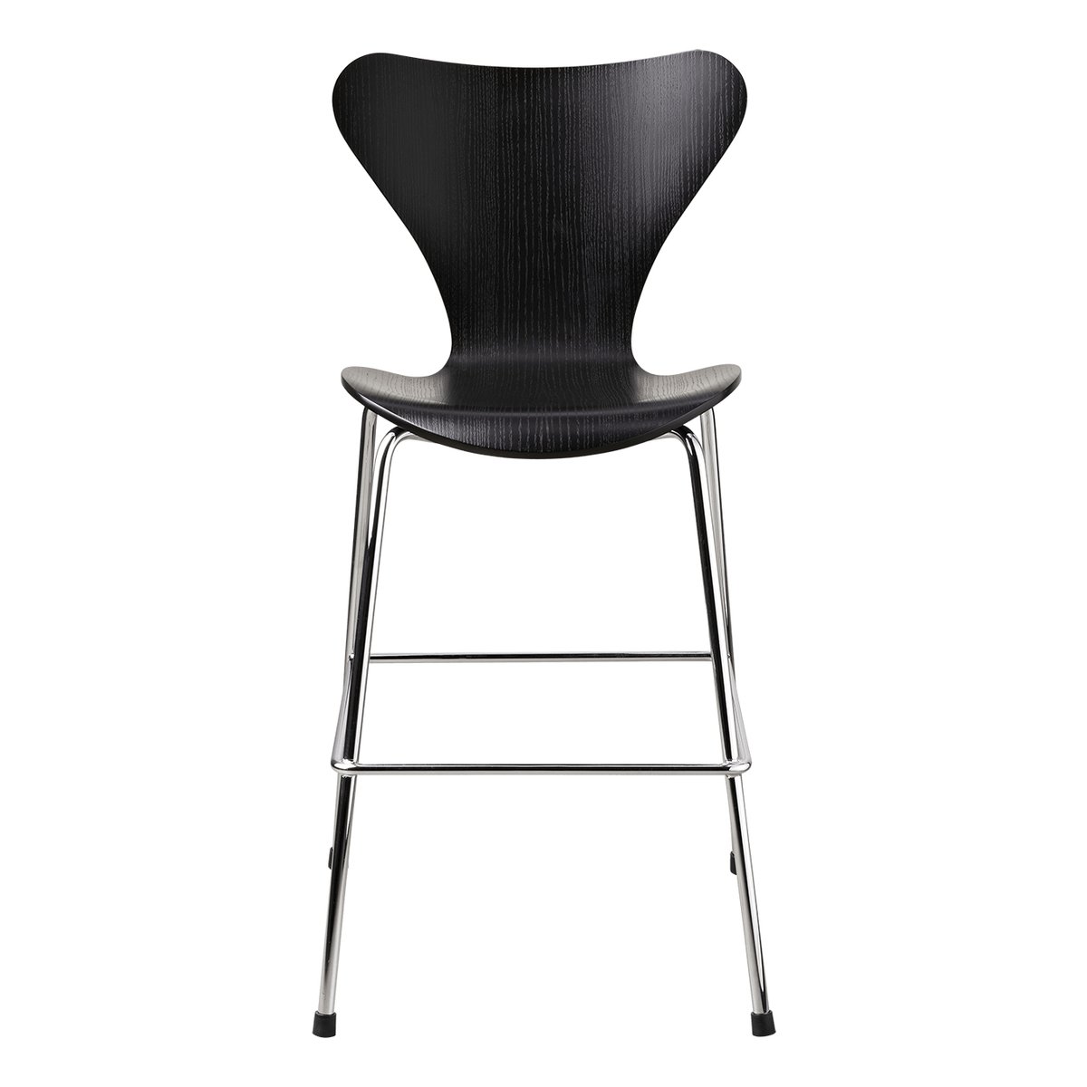 Fritz Hansen 3177 Series 7 Junior -tuoli, kromi Black